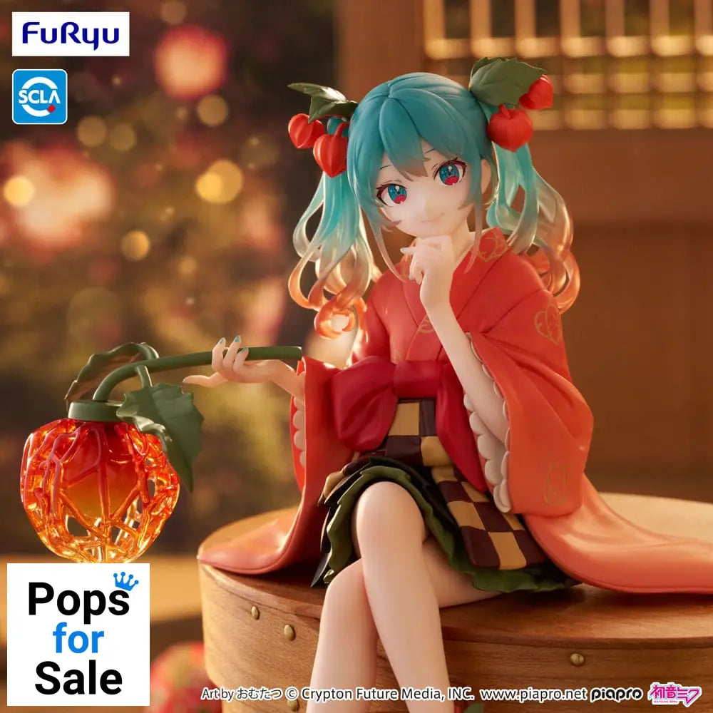 Hatsune Miku Noodle Stopper PVC Statue Flower Fairy Winter Cherry 15 cm