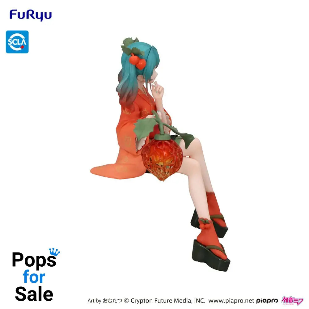 Hatsune Miku Noodle Stopper PVC Statue Flower Fairy Winter Cherry 15 cm