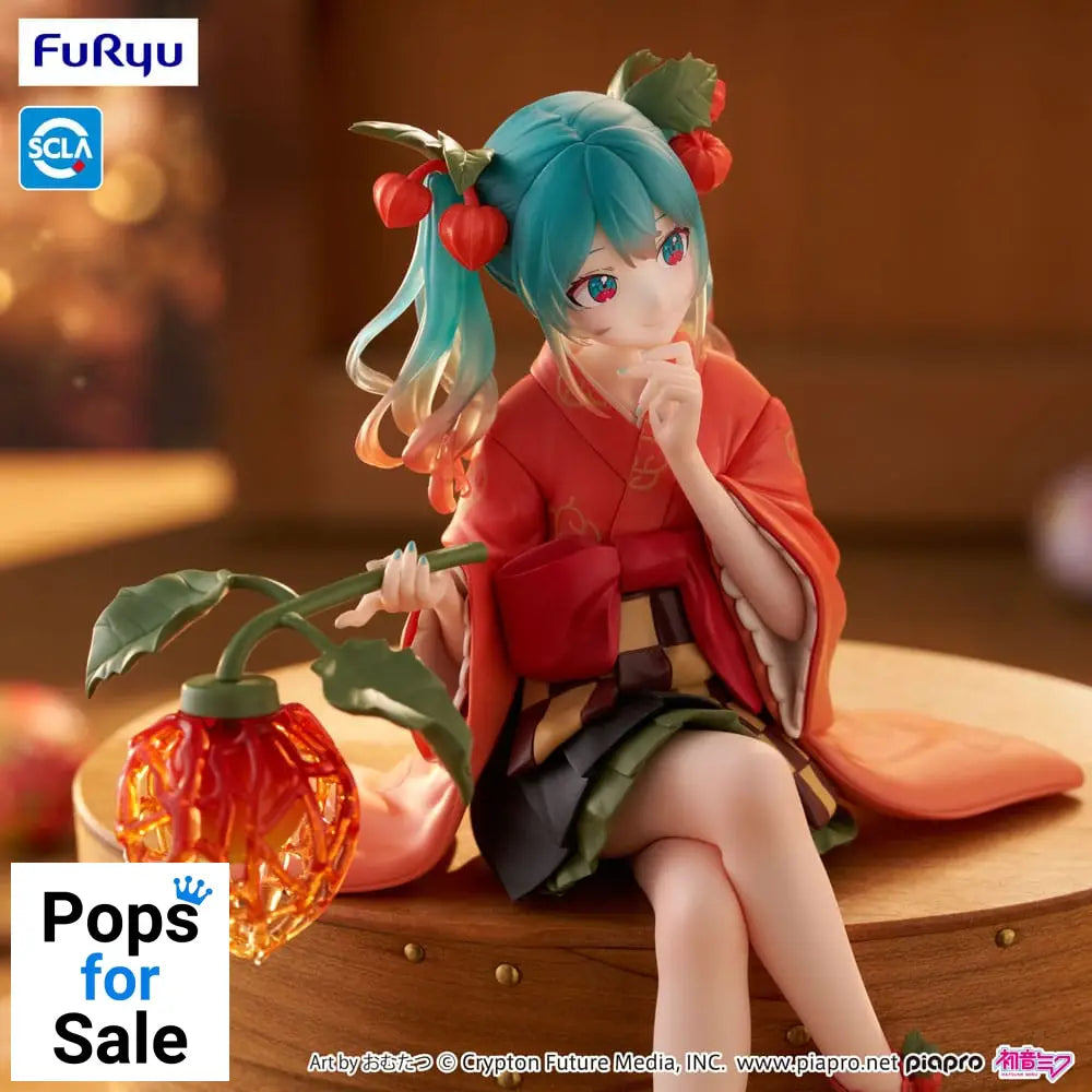 Hatsune Miku Noodle Stopper PVC Statue Flower Fairy Winter Cherry 15 cm