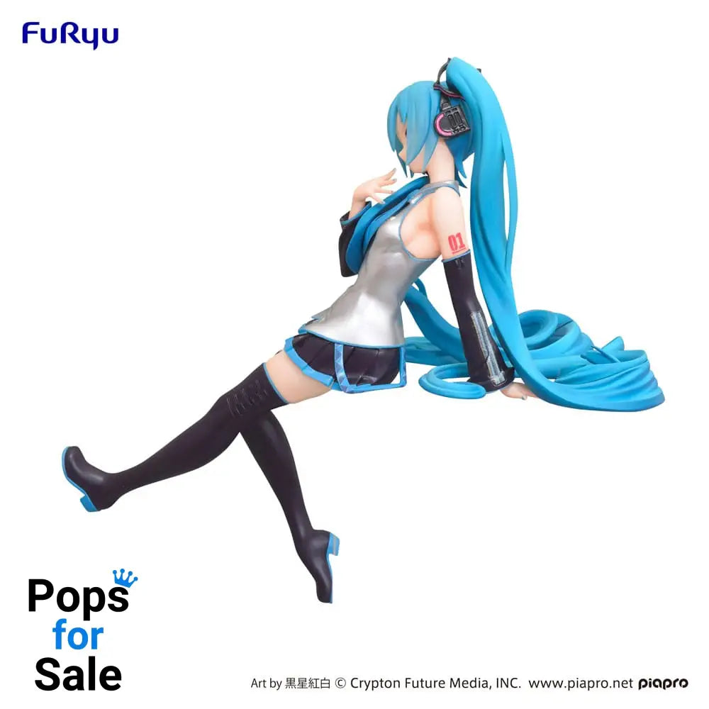Hatsune Miku Noodle Stopper PVC Statue Kuroboshi Kouhaku Ver. (re-run) 14 cm