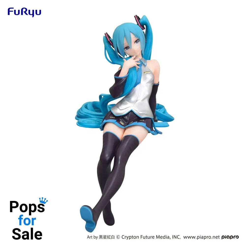 Hatsune Miku Noodle Stopper PVC Statue Kuroboshi Kouhaku Ver. (re-run) 14 cm