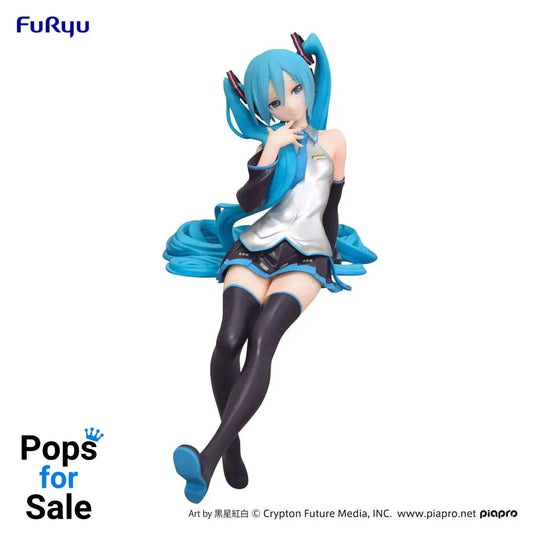 Hatsune Miku Noodle Stopper PVC Statue Kuroboshi Kouhaku Ver. (re-run) 14 cm
