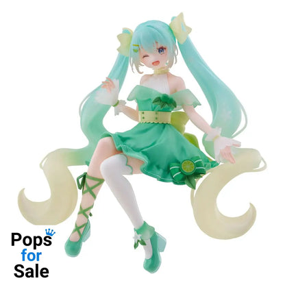 Hatsune Miku Noodle Stopper PVC Statue Hatsune Miku Lime Ver. 14 cm