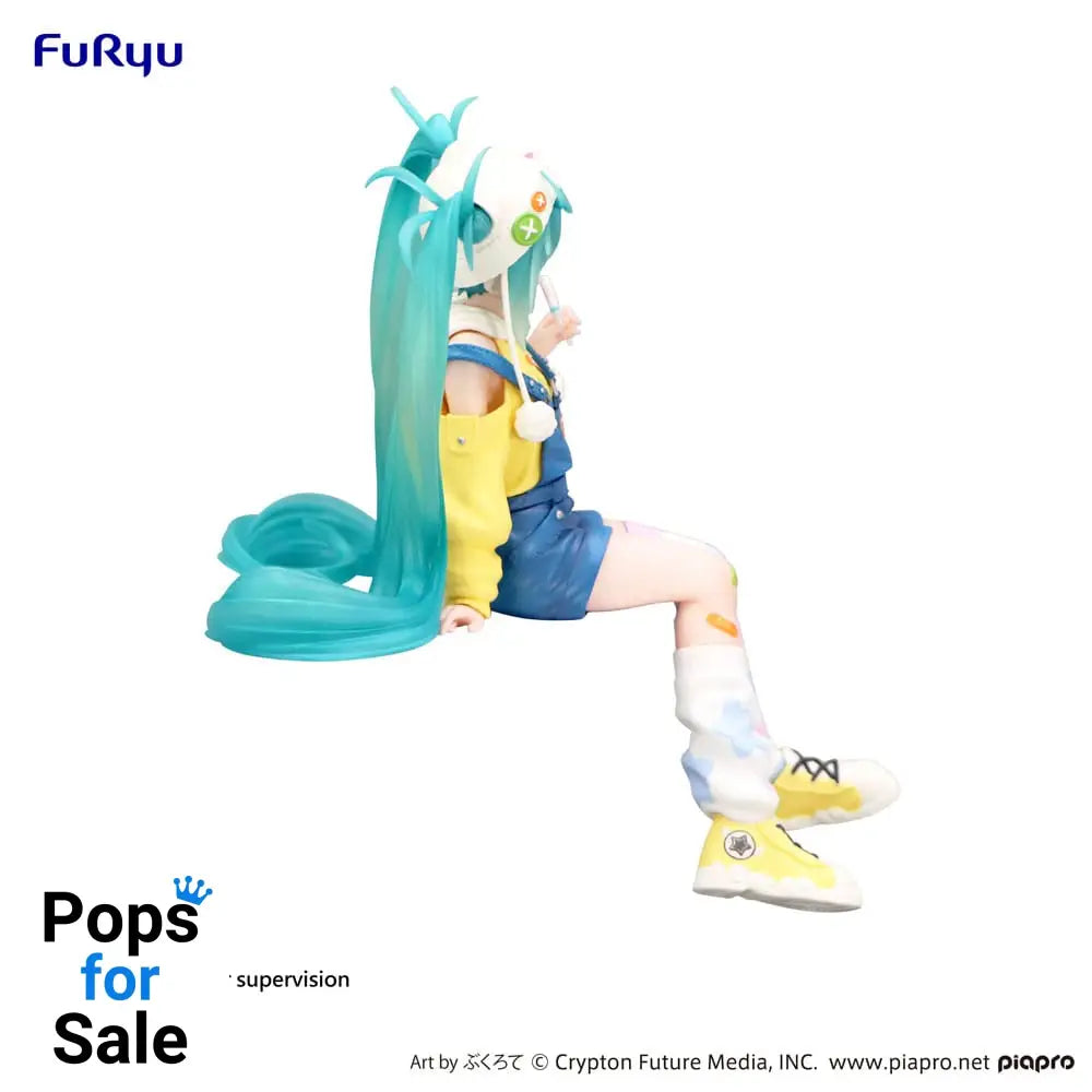 Hatsune Miku Noodle Stopper PVC Statue Hatsune Miku Lollipop 15 cm