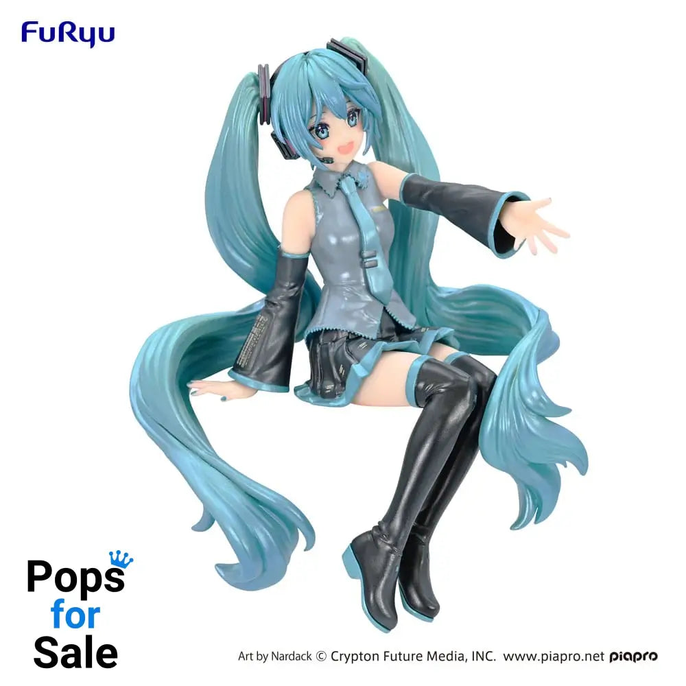 Hatsune Miku Noodle Stopper PVC Statue Hatsune Miku Nardack Pearl Color Ver. 14 cm