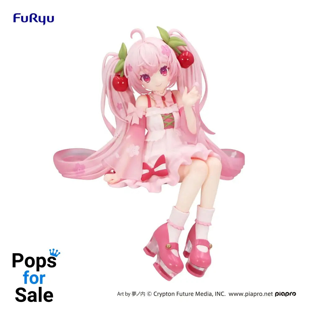 Hatsune Miku Noodle Stopper PVC Statue Sakura Miku 2025 14 cm