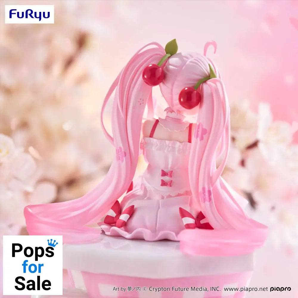Hatsune Miku Noodle Stopper PVC Statue Sakura Miku 2025 14 cm