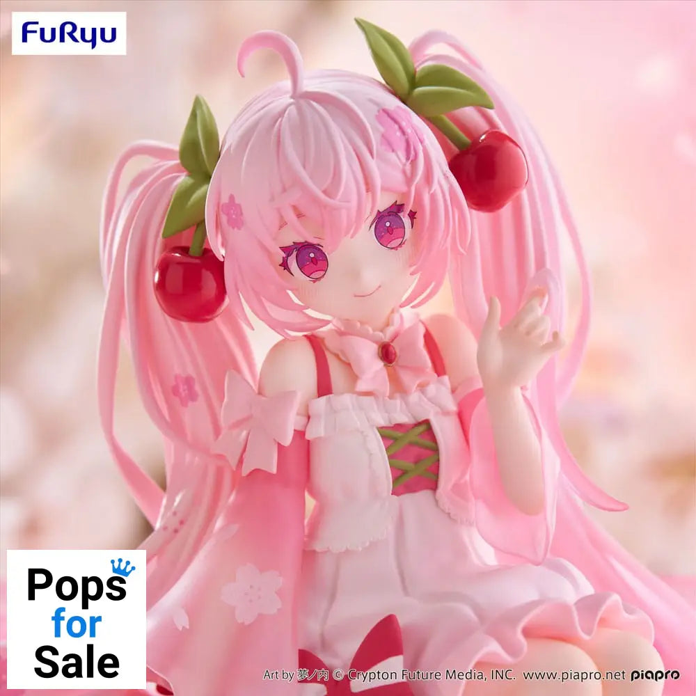 Hatsune Miku Noodle Stopper PVC Statue Sakura Miku 2025 14 cm