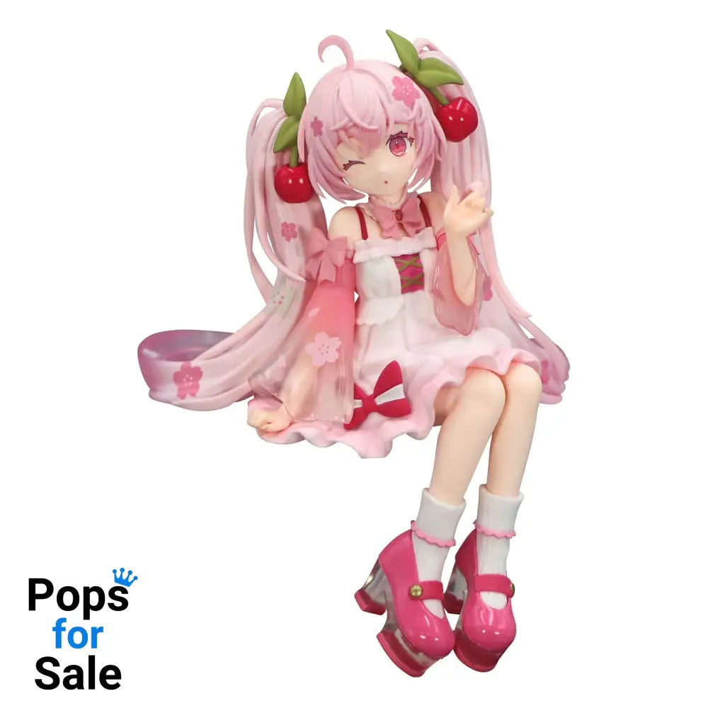 Hatsune Miku Noodle Stopper PVC Statue Sakura Miku 2025 Wink Ver. 14 cm Statues