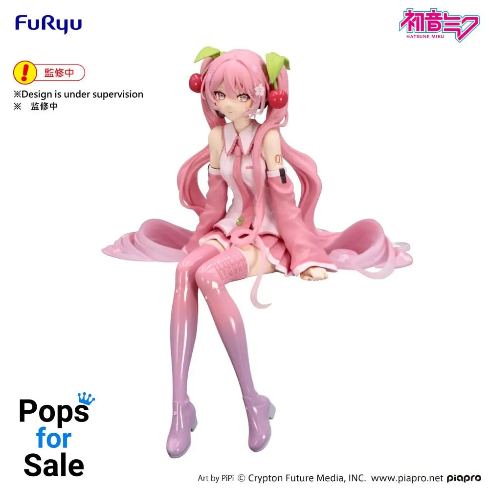 Hatsune Miku Noodle Stopper PVC Statue Sakura Miku 2026 14 cm
