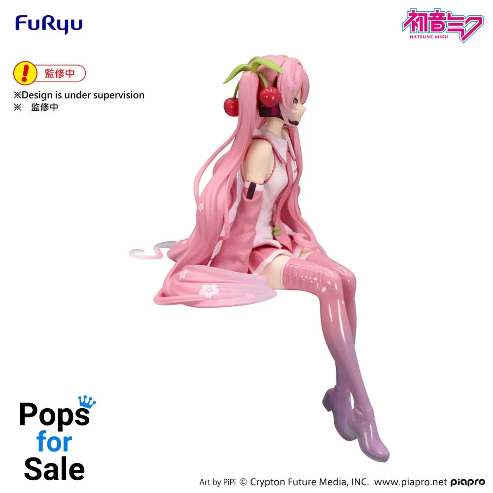 Hatsune Miku Noodle Stopper PVC Statue Sakura Miku 2026 14 cm