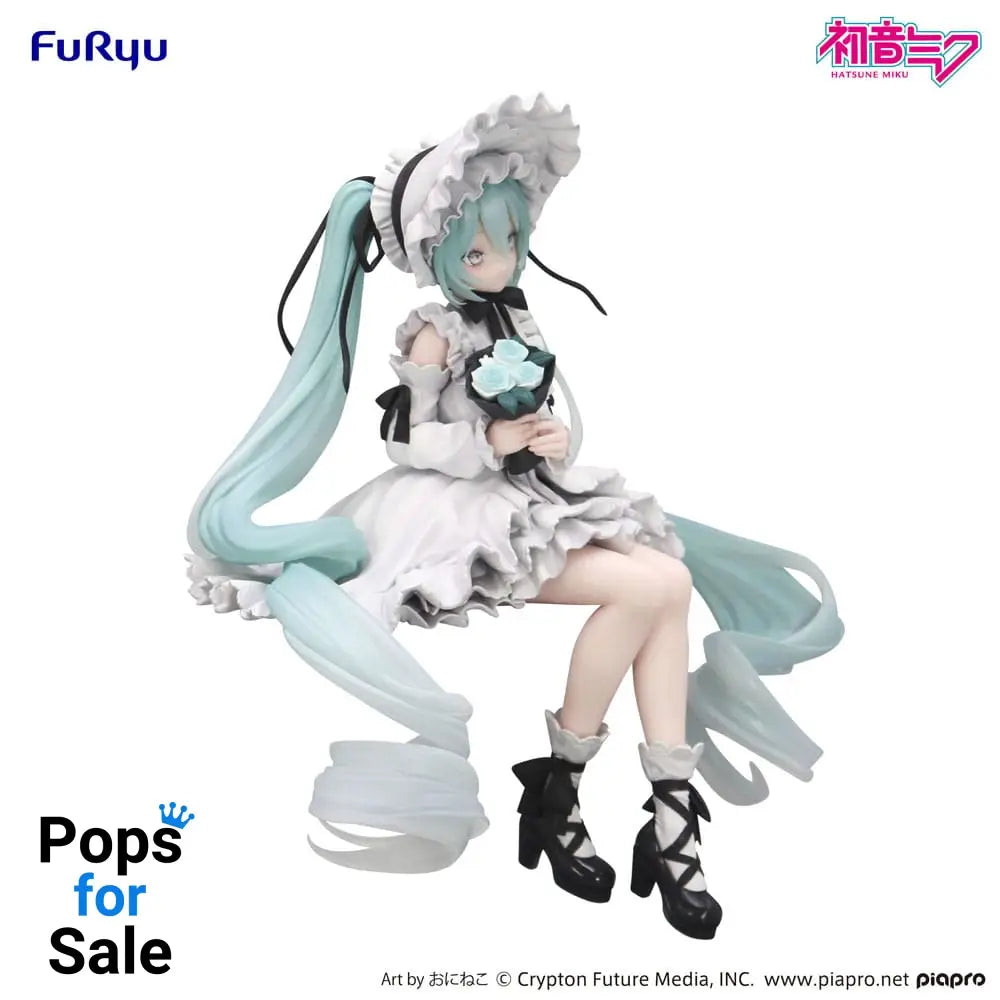 Hatsune Miku Noodle Stopper PVC Statue Vintage Doll Style 15 cm