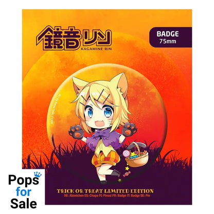 Hatsune Miku Pin Badge Halloween Limited Edition Kagamine Rin