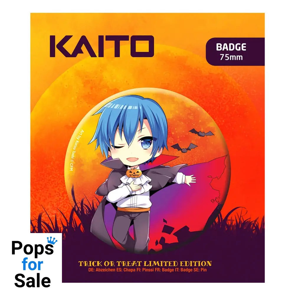 Hatsune Miku Pin Badge Halloween Limited Edition Kaito