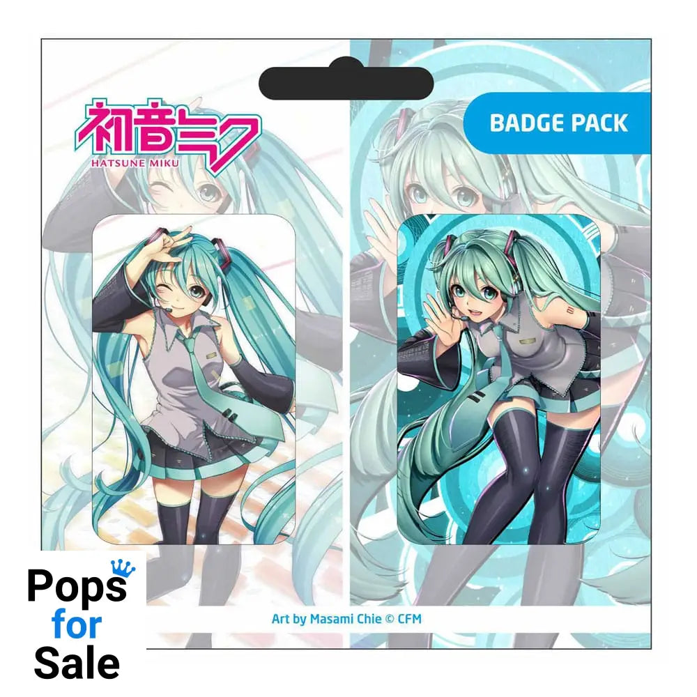 Hatsune Miku Pin Badges 2-Pack Set D Pins & Brooches