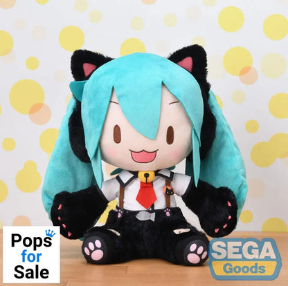 Hatsune Miku Project Diva Arcade Future Tone Fuwa Petit Plush Figure Hatsune Miku Kitty Cat LL 30 cm Plushes