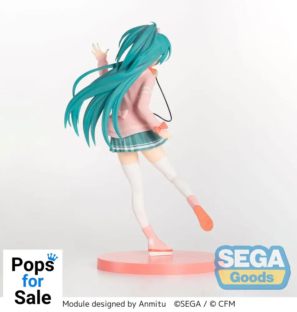 Hatsune Miku Project DIVA Arcade SPM PVC Statue Hatsune Miku Ribbon Girl 24 cm