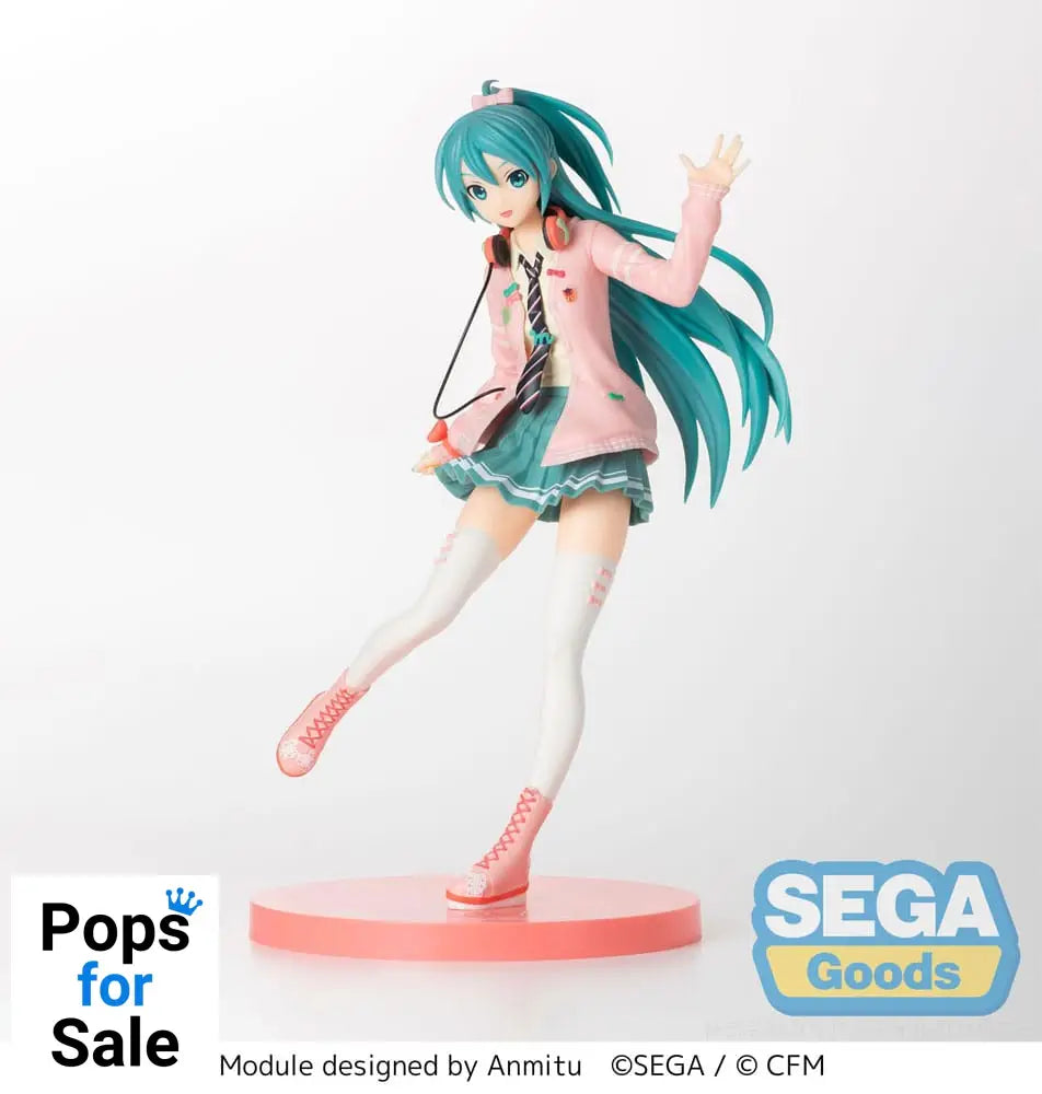 Hatsune Miku Project DIVA Arcade SPM PVC Statue Hatsune Miku Ribbon Girl 24 cm