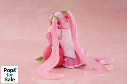 Hatsune Miku PVC Statue Desktop Cute Figure Sakura Miku Cherry Cushion Ver. 13 cm