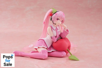 Hatsune Miku PVC Statue Desktop Cute Figure Sakura Miku Cherry Cushion Ver. 13 cm
