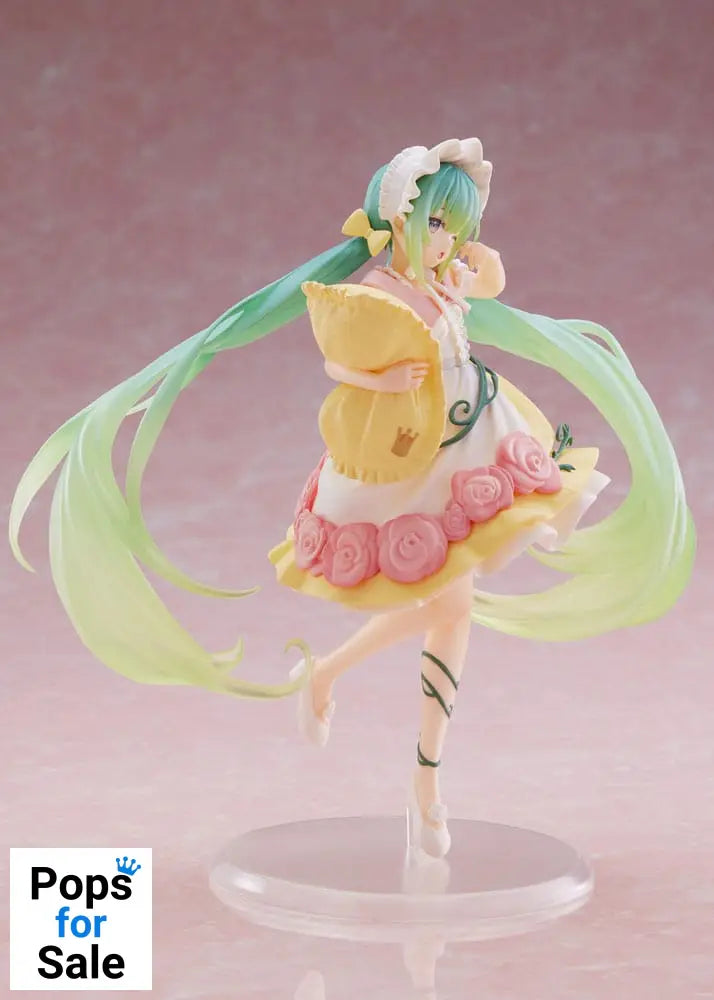 Hatsune Miku PVC Statue Hatsune Miku Wonderland Figure Sleeping Beauty Reissue 18 cm Statues