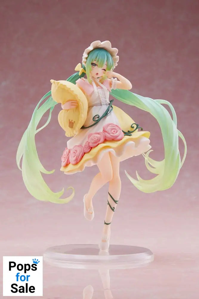Hatsune Miku PVC Statue Hatsune Miku Wonderland Figure Sleeping Beauty Reissue 18 cm