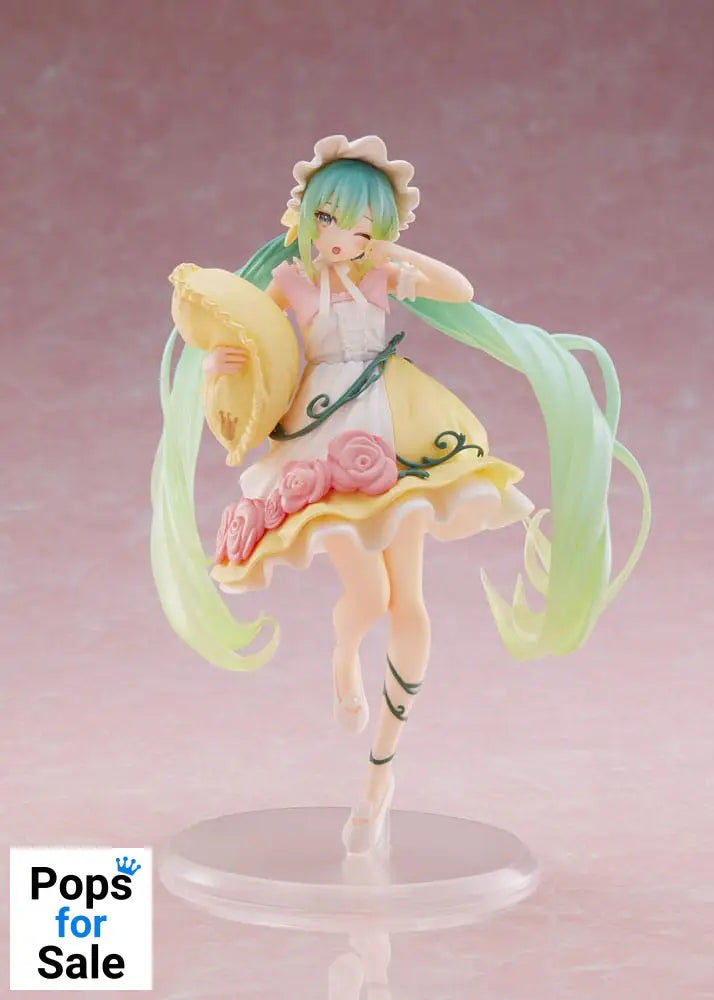 Hatsune Miku PVC Statue Hatsune Miku Wonderland Figure Sleeping Beauty Reissue 18 cm