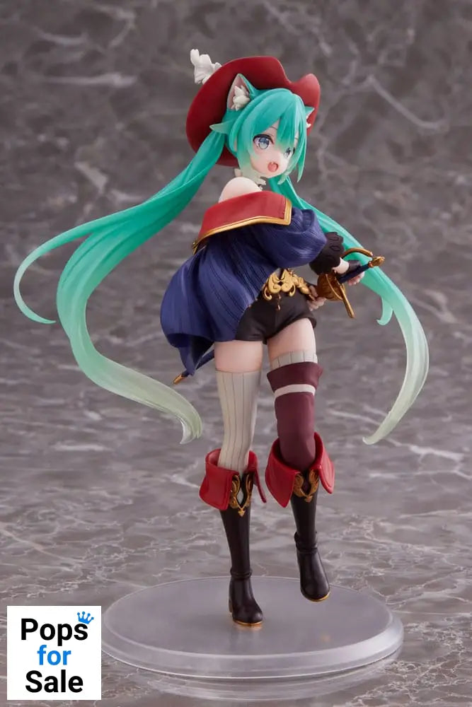 Hatsune Miku PVC Statue Hatsune Miku Wonderland Puss in Boots 18 cm