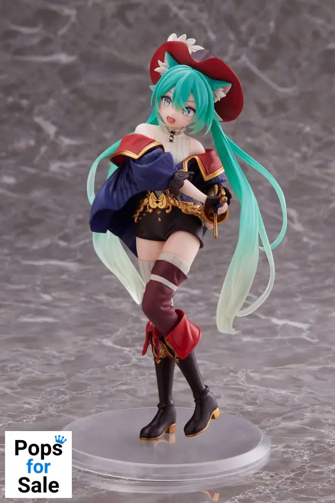 Hatsune Miku PVC Statue Hatsune Miku Wonderland Puss in Boots 18 cm