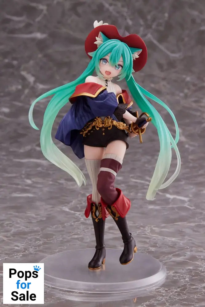 Hatsune Miku PVC Statue Hatsune Miku Wonderland Puss in Boots 18 cm