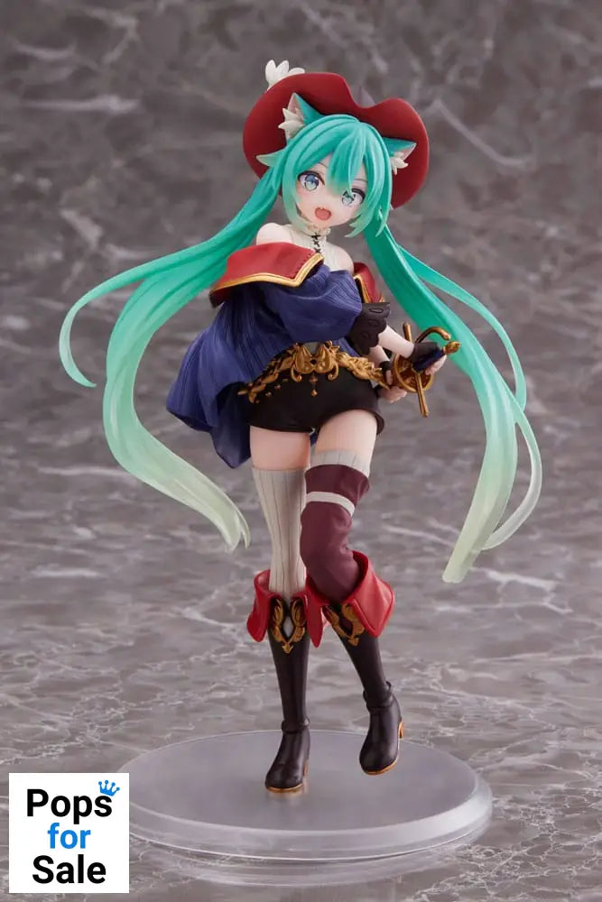 Hatsune Miku PVC Statue Hatsune Miku Wonderland Puss in Boots 18 cm Statues
