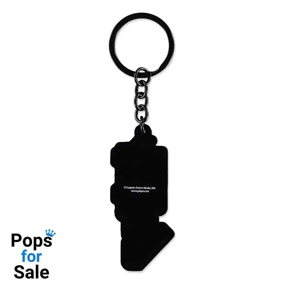 Hatsune Miku Rubber Keychain Logo