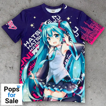 Hatsune Miku T-Shirt Expressive Vibes Size L