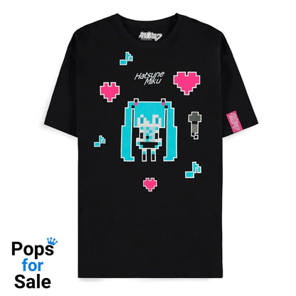 Hatsune Miku T-Shirt Pixel T-shirts