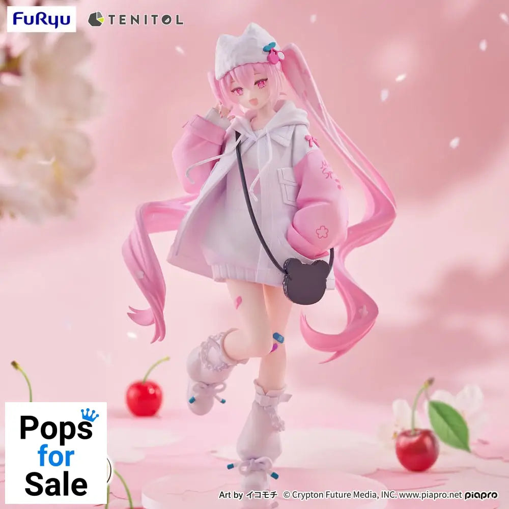 Hatsune Miku Tenitol PVC Statue Sakura Miku Cool style [petit] 19 cm