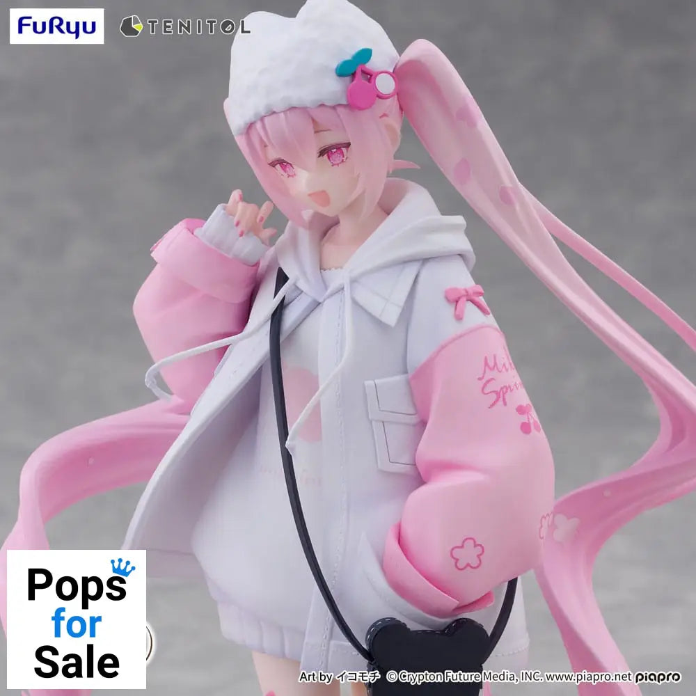Hatsune Miku Tenitol PVC Statue Sakura Miku Cool style [petit] 19 cm Statues