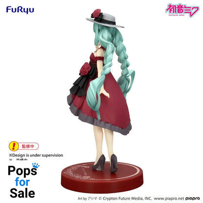 Hatsune Miku Trio-Try-iT PVC Statue Hatsune Miku Outing Dress Red Color Ver. 19 cm