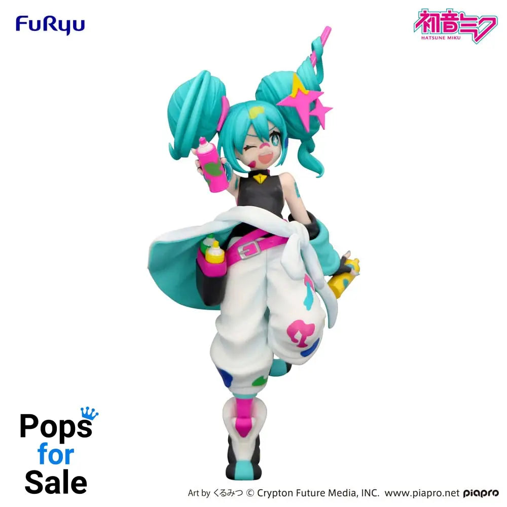Hatsune Miku Trio-Try-iT PVC Statue Miku Paint Girl 19 cm
