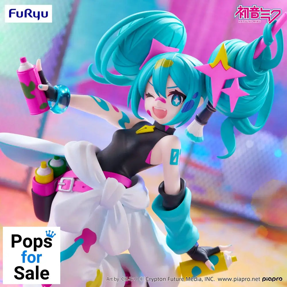 Hatsune Miku Trio-Try-iT PVC Statue Miku Paint Girl 19 cm