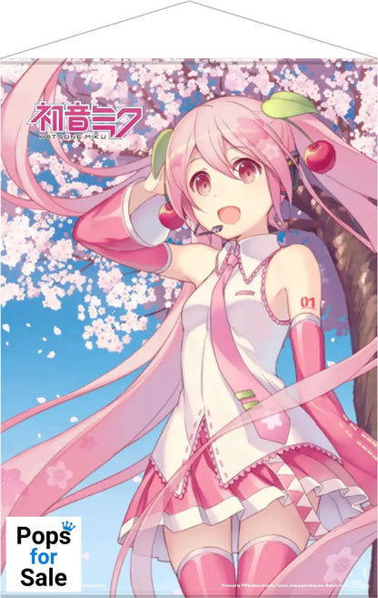 Hatsune Miku Wallscroll Cherry Blossom 50 x 70 cm Posters & Wallscrolls