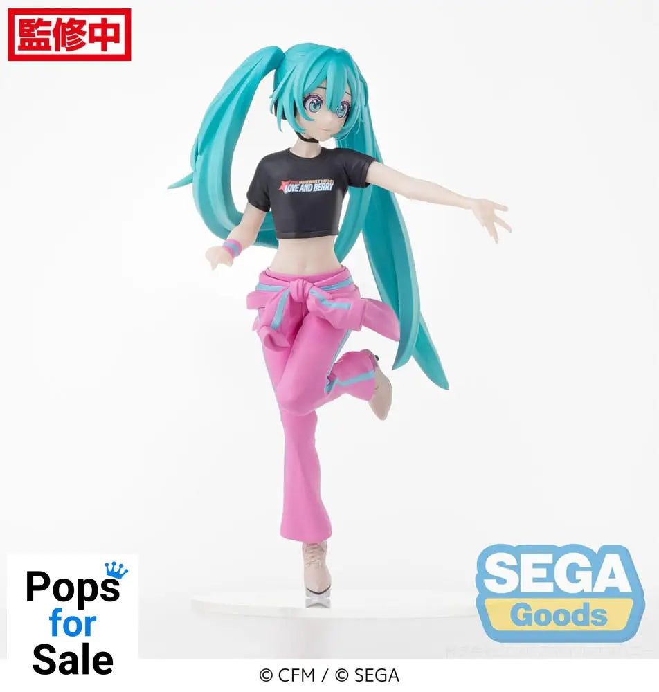 Hatsune Miku x Love and Berry Dress Up and Dance! Desktop x Decorate Collections PVC Statue Hatsune Miku Berry Costume Ver. 17 cm