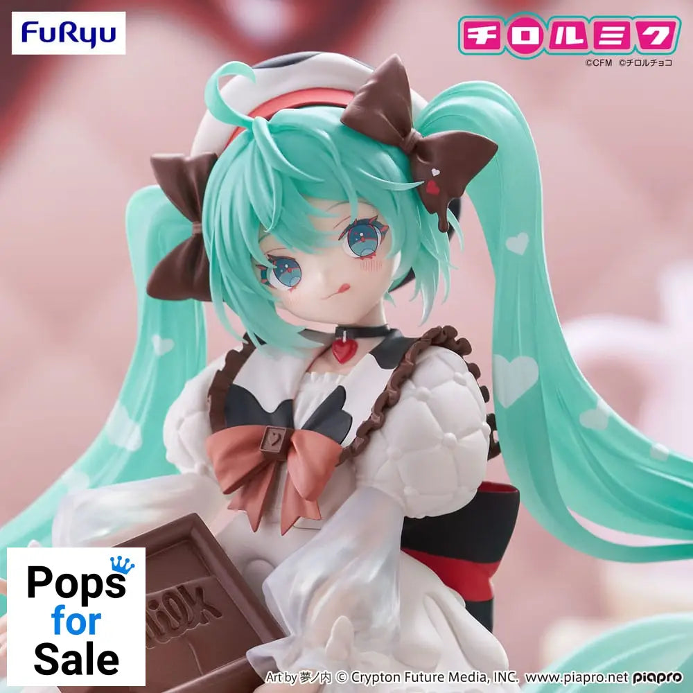 Hatsune Miku x Tirol Choco Trio-Try-iT PVC Statue Hatsune Miku Milk Ver. 18 cm
