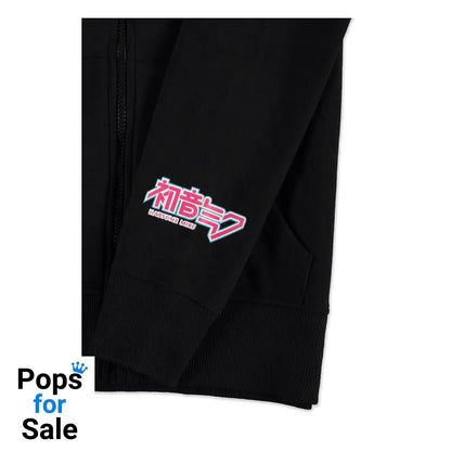 Hatsune Miku Zipper Hoodie Black Size XL