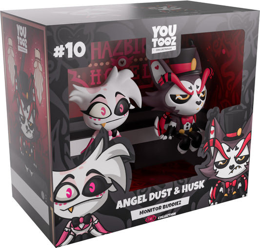 YouTooz - Hazbin Hotel: Angel Dust and Husk Monitor Buddiez Figure