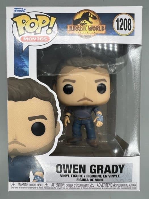 1208 Owen Grady - Jurassic World Dominion - Funko POP - Box Damaged