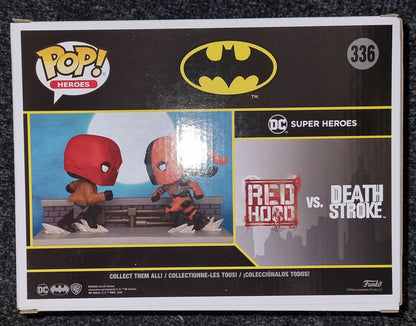 #336 Red Hood vs. Deathstroke Comic Moment DC Batman 30,000 Limited Edition Funko POP