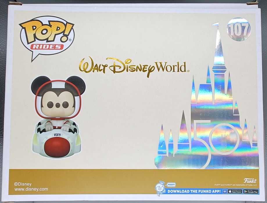 #107 Mickey Mouse (Space Mountain Attraction) Rides Disney Funko POP