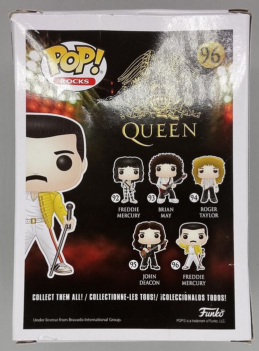 #96 Freddie Mercury (Wembley 1986) Rocks - Queen Box Damaged Funko POP