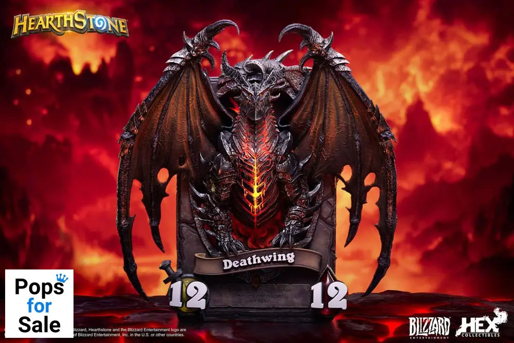 Hearthstone 3D Art Frame Statue Deathwing 34 cm