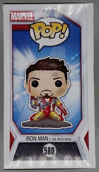 #580 Iron Man (I am Iron Man) Metallic Glow Marvel Endgame Funko POP